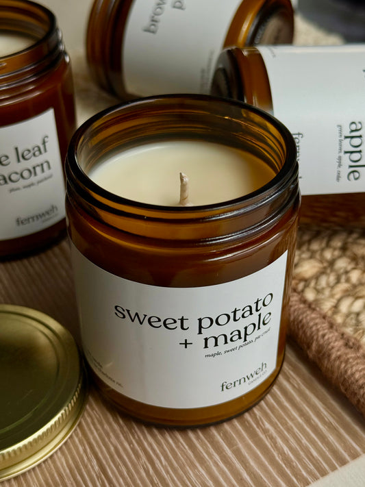 sweet potato + maple