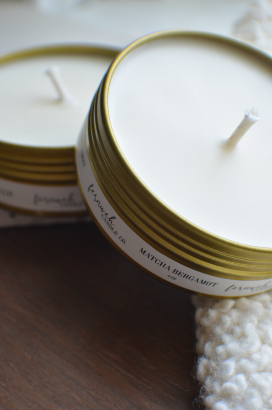 matcha bergamot tin